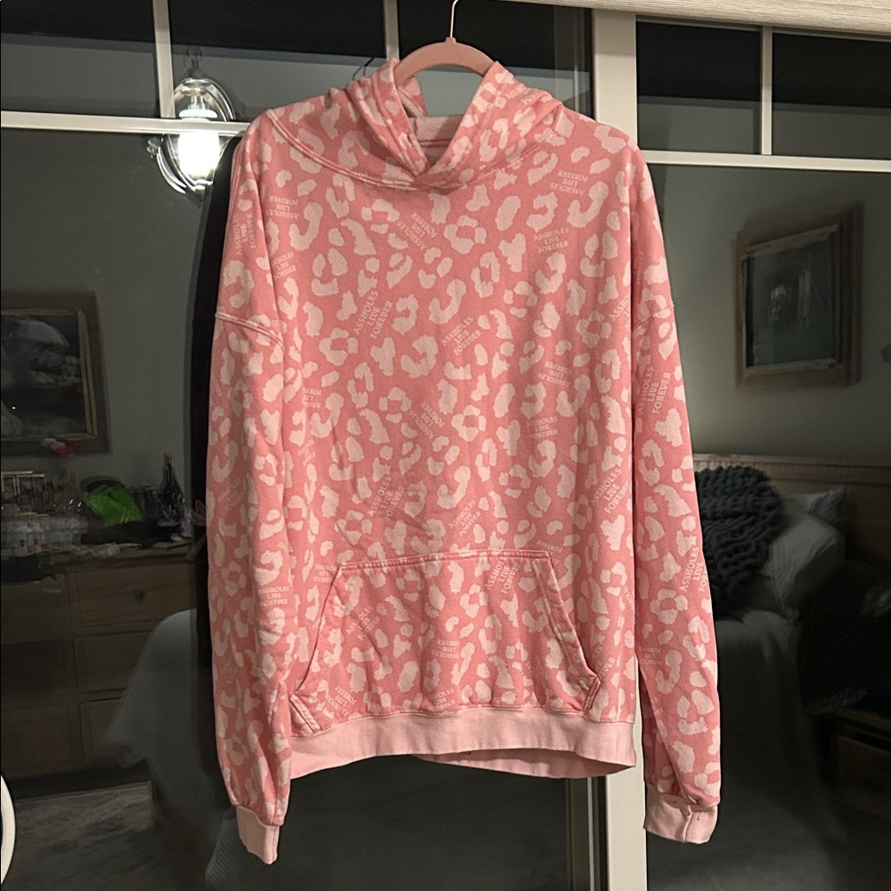 ALF Pink Leopard Print Women's Sweater